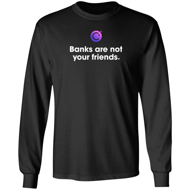Crypto Crash Coffeezilla Celsius Freeze Banks Are Not Your Friends Shirt