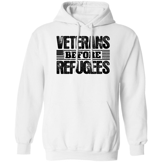 Gemgirl Patriot Depot Merch Veterans Before Refugees Shirt Veterans Before Refugees Shirt Gemgirl Patriot Depot Merch