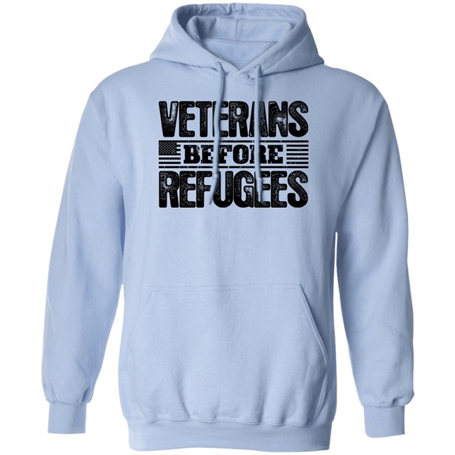 Patriot Depot Merch Gemgirl Veterans Before Refugees Shirt