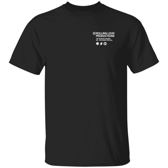 Rolling Loud Merch Rl Productions Pocket Tee Shirt