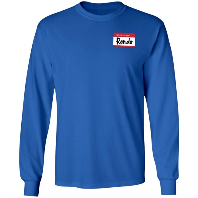 Popcorned Planet Merch Popcorned Planet Hello My Name Is Rando T Shirt Popcorned Planet Merch Popcorned Planet Hello My Name Is Rando T Shirt