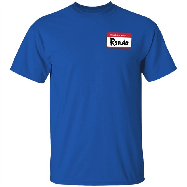 Popcorned Planet Merch Popcorned Planet Hello My Name Is Rando T Shirt Popcorned Planet Hello My Name Is Rando T Shirt Popcorned Planet Merch