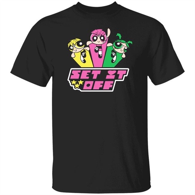 Set It Off Powerpuff Girls Shirt Set It Off Merch Set It Off Merch Set It Off Powerpuff Girls Shirt