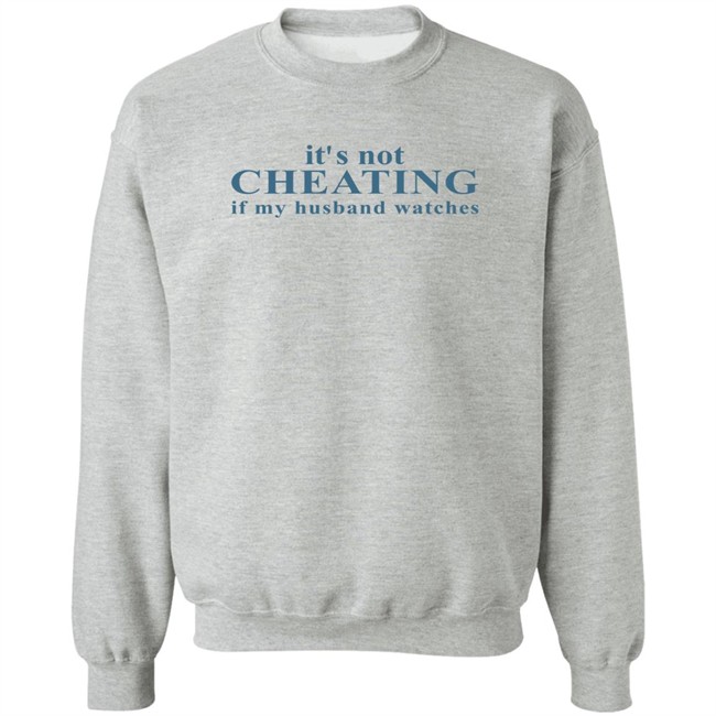 Shirts With Threatening Auras Zazzle Merch It's Not Cheating If My Husband Watches Shirt
