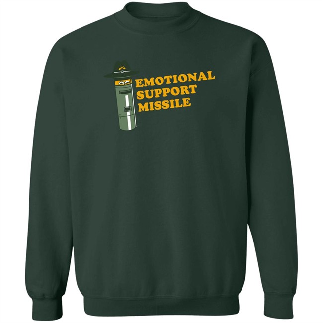 Sofilein Emotional Support Missile Shirt Everpress Merch Sofilein Everpress Merch Emotional Support Missile Shirt