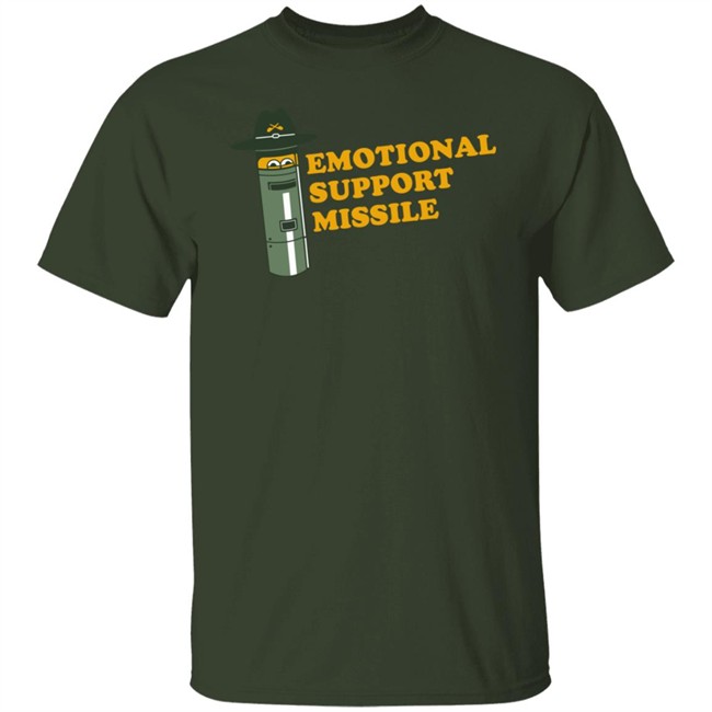 Sofilein Emotional Support Missile Shirt Everpress Merch Everpress Merch Sofilein Emotional Support Missile Shirt