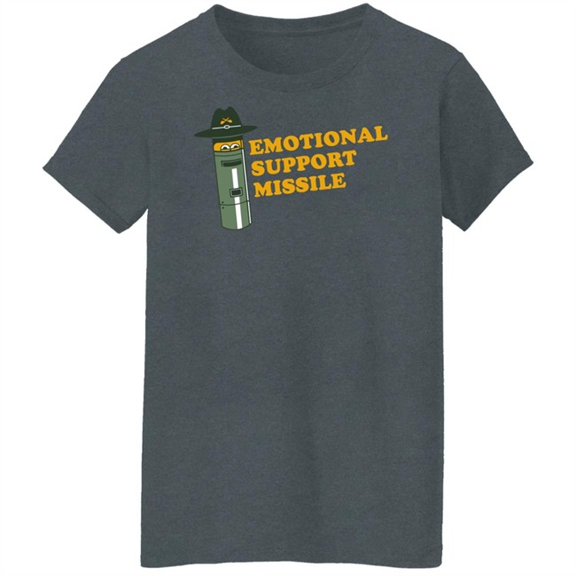 Sofilein Emotional Support Missile Shirt Everpress Merch Emotional Support Missile Shirt Everpress Merch Sofilein