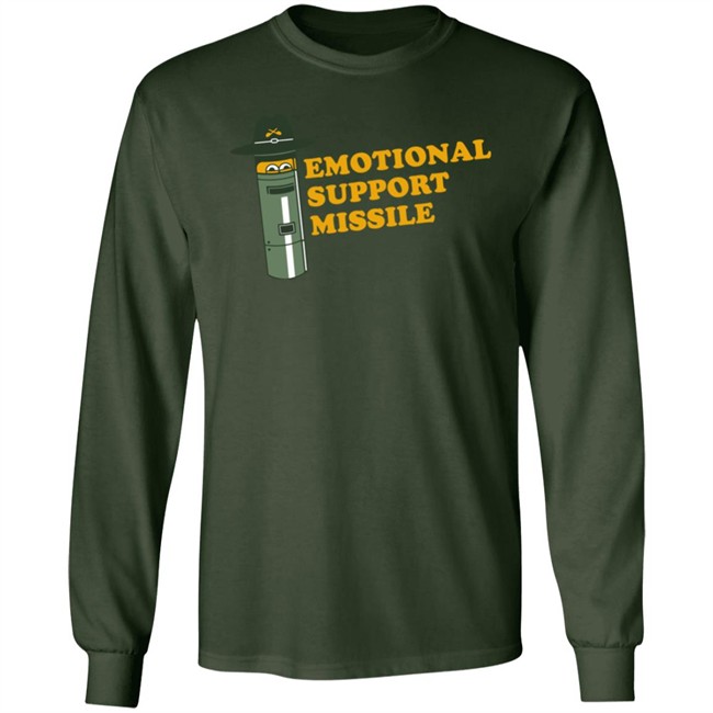 Sofilein Emotional Support Missile Shirt Everpress Merch Sofilein Emotional Support Missile Shirt Everpress Merch