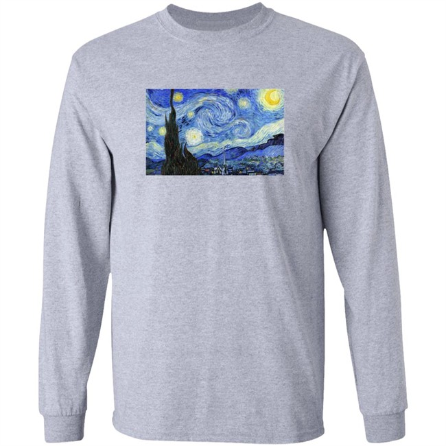 The Starry Night Vincent van Gogh Crewneck Sweatshirt The Starry Night Vincent van Gogh Crewneck Sweatshirt