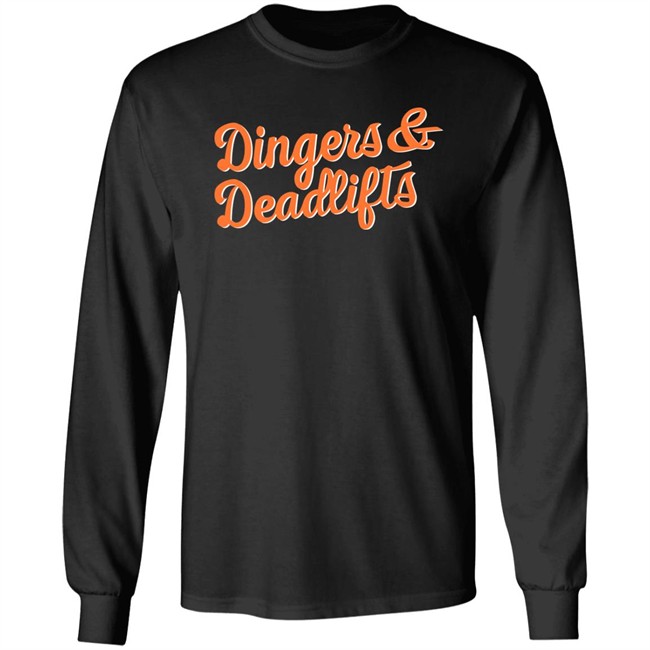 Zazzle Merch Dingers And Deadlifts Long Sleeve SF Giants on NBCS Dingers And Deadlifts Long Sleeve SF Giants on NBCS Zazzle Merch