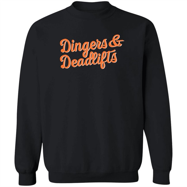 Dingers And Deadlifts Long Sleeve Zazzle Merch SF Giants on NBCS