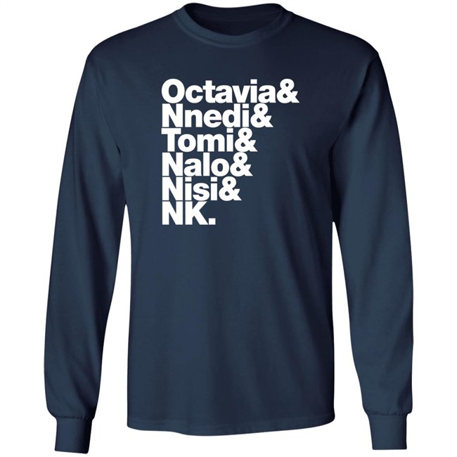 Gareth L Powell Octavia Nnedi Tomi Nalo Nisi Nk Shirt Sistah Scifi Merch Sistah Scifi Merch Gareth L Powell Octavia Nnedi Tomi Nalo Nisi Nk Shirt