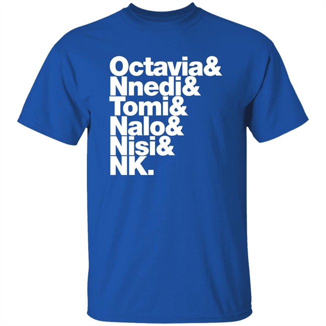 Octavia Nnedi Tomi Nalo Nisi Nk Shirt Sistah Scifi Merch Gareth L Powell