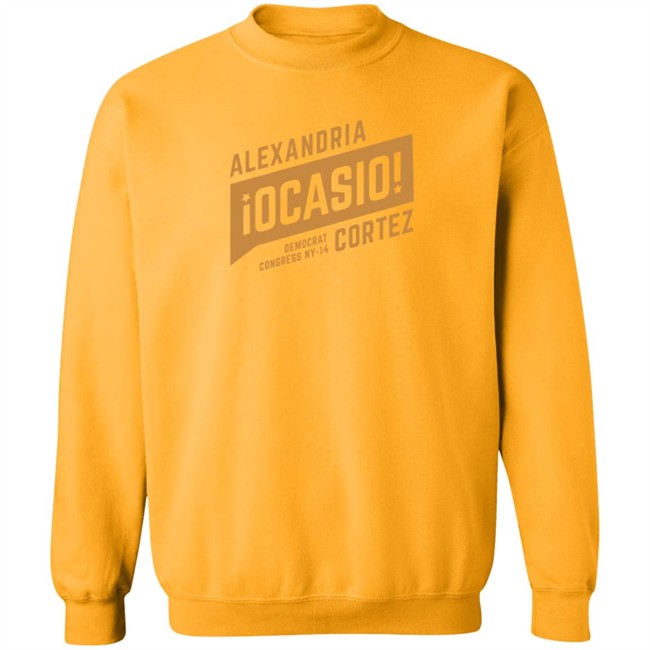 Aoc Merch Alexandria Ocasio Democrat Cortez Hooded Sweatshirt Supporter Crew Sweatshirts