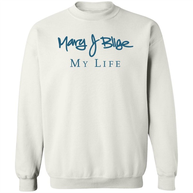 Shop Maryjblige My Life White Crewneck Sweatshirt