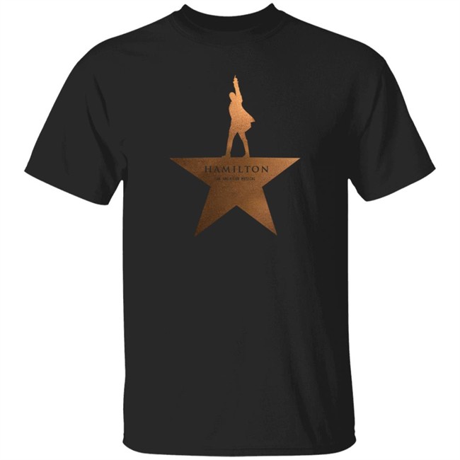 Hamilton Merch Hamilton Gold Star T Shirt