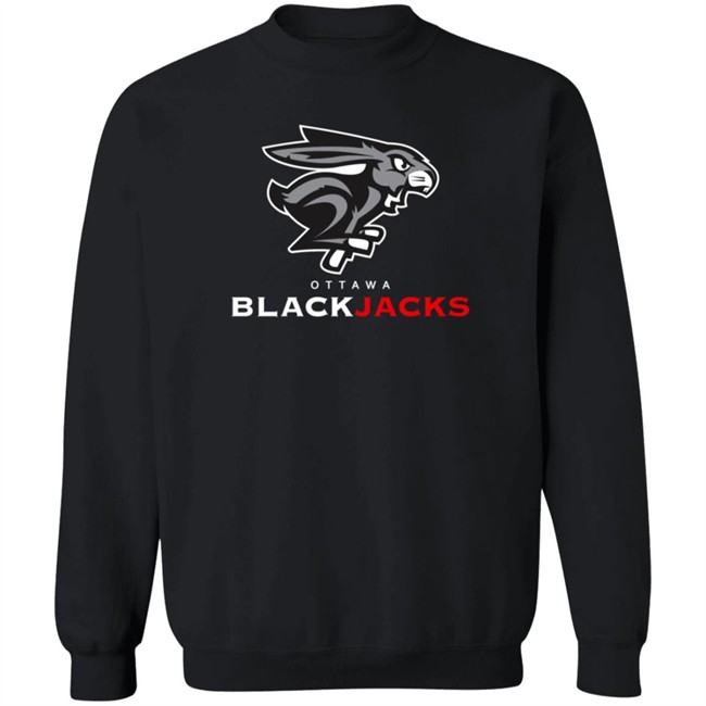 Ottawa Sports Fans Shirts Ottawa Blackjacks T Shirt Ottawa Sports Fans Shirts Ottawa Blackjacks T Shirt