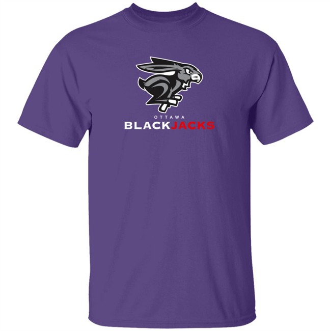 Ottawa Sports Fans Shirts Ottawa Blackjacks T Shirt Ottawa Sports Fans Shirts Ottawa Blackjacks T Shirt