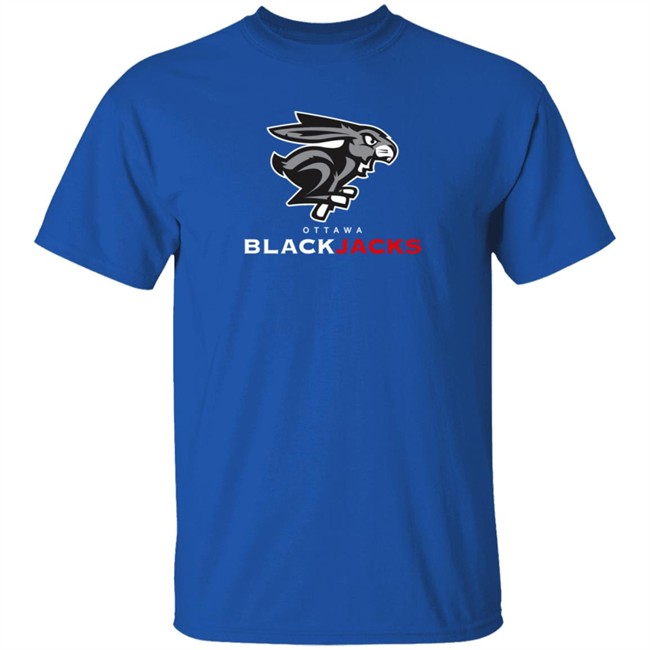 Ottawa Sports Fans Shirts Ottawa Blackjacks T Shirt Ottawa Sports Fans Shirts Ottawa Blackjacks T Shirt