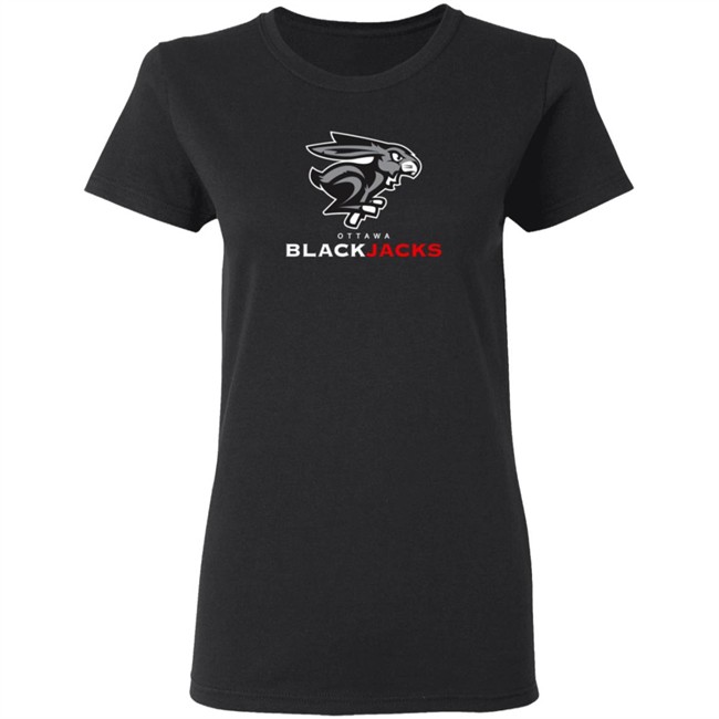 Ottawa Sports Fans Shirts Ottawa Blackjacks T Shirt Ottawa Sports Fans Shirts Ottawa Blackjacks T Shirt