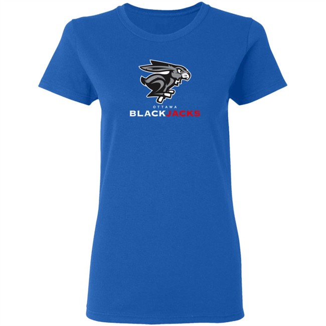 Ottawa Sports Fans Shirts Ottawa Blackjacks T Shirt Ottawa Sports Fans Shirts Ottawa Blackjacks T Shirt