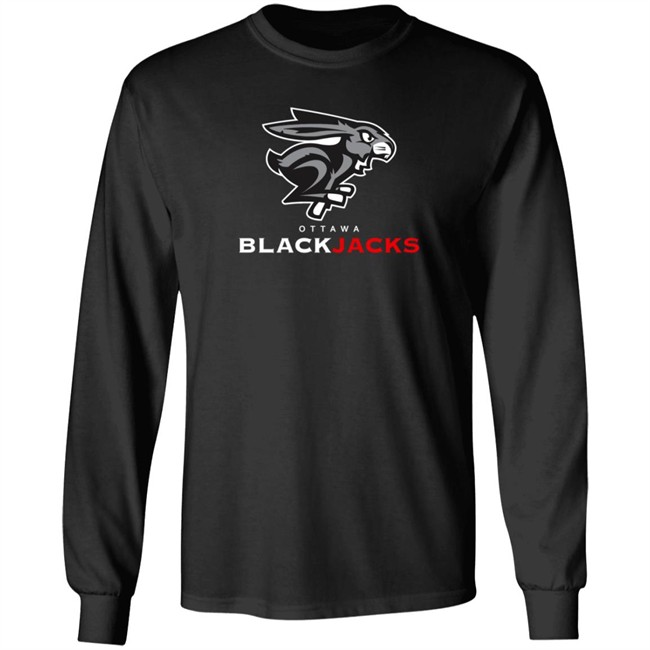 Ottawa Sports Fans Shirts Ottawa Blackjacks T Shirt Ottawa Sports Fans Shirts Ottawa Blackjacks T Shirt