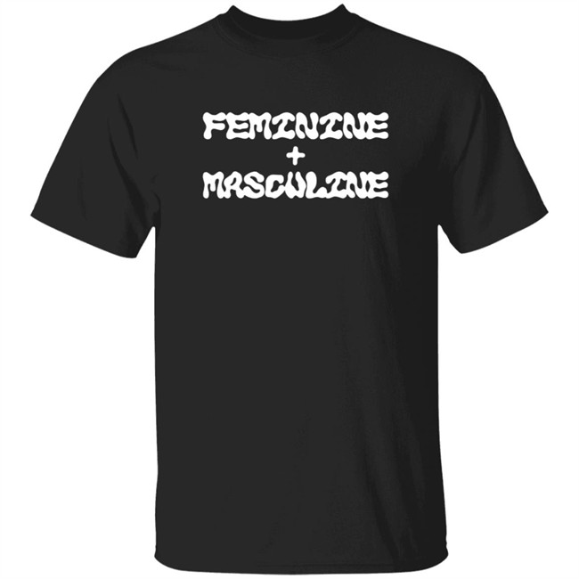 Feminine Masculine Blue Juniors T Shirt