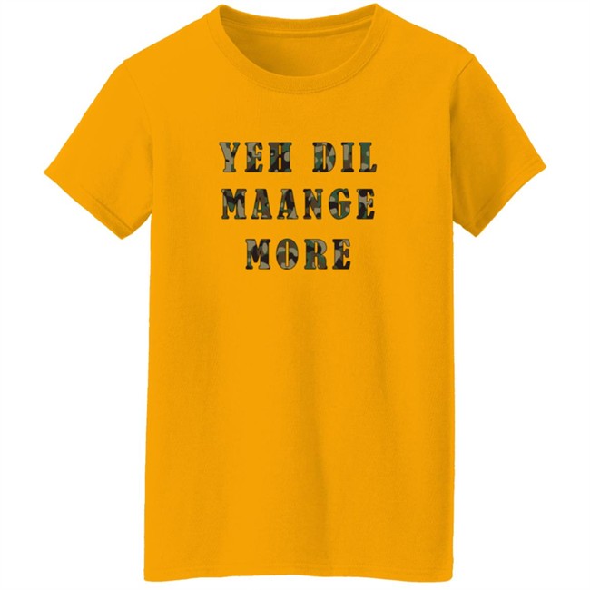Kiara Advani Shirts Yeh Dil Maange More T Shirt Kiara Advani Shirts Yeh Dil Maange More T Shirt
