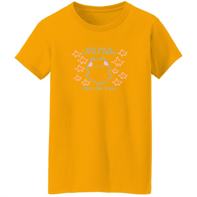 Yes I'm A Little Frog, Yes I'm Evil Shirt Yes I'm A Little Frog, Yes I'm Evil Shirt