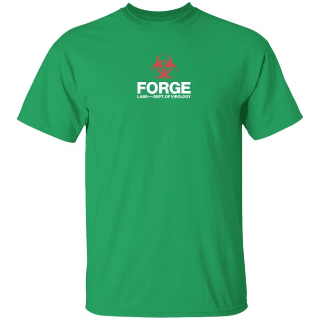 Forge Labs Merch Department Of Virology Black T Shirt Forge Labs Merch Department Of Virology Black T Shirt