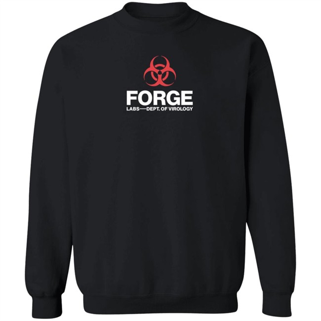 Forge Labs Merch Department Of Virology Black T Shirt Forge Labs Merch Department Of Virology Black T Shirt