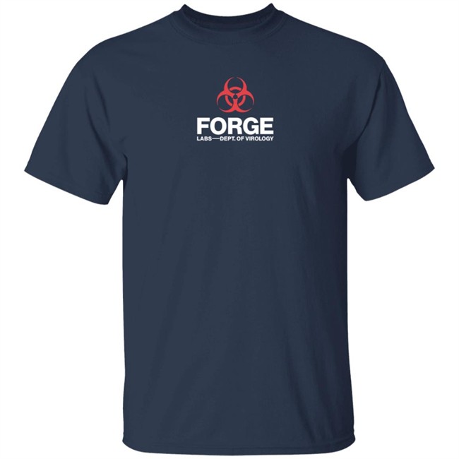 Forge Labs Merch Department Of Virology Black T Shirt Forge Labs Merch Department Of Virology Black T Shirt