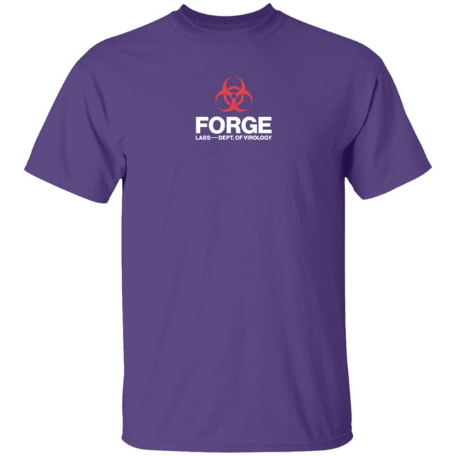 Forge Labs Merch Department Of Virology Black T Shirt Forge Labs Merch Department Of Virology Black T Shirt