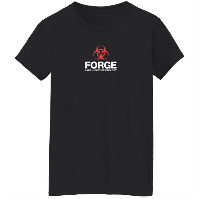 Forge Labs Merch Department Of Virology Black T Shirt Forge Labs Merch Department Of Virology Black T Shirt