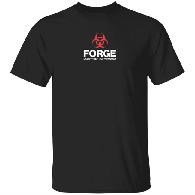 Forge Labs Merch Department Of Virology Black T Shirt