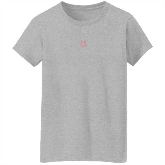 Louis Tomlinson Merch White Reflection Smiley Tee Shirt Louis Tomlinson Merch White Reflection Smiley Tee Shirt