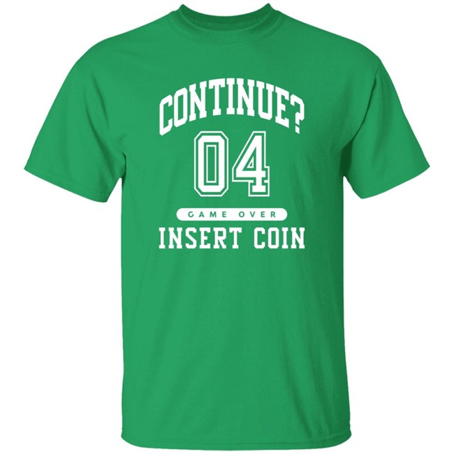 Gamestop No More Heroes 3 Shirt Continue 04 Game Over Insert Coin Shirts