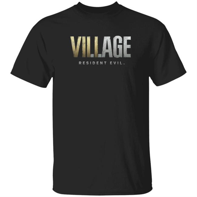 Resident Evil Village T-Shirt Logo Black The Capcom Store