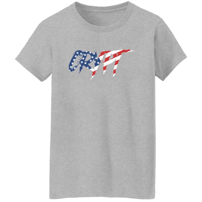 Crypt Shop Merch USA Flag Logo T Shirt Crypt Shop Merch USA Flag Logo T Shirt