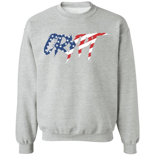 Crypt Shop Merch USA Flag Logo T Shirt Crypt Shop Merch USA Flag Logo T Shirt