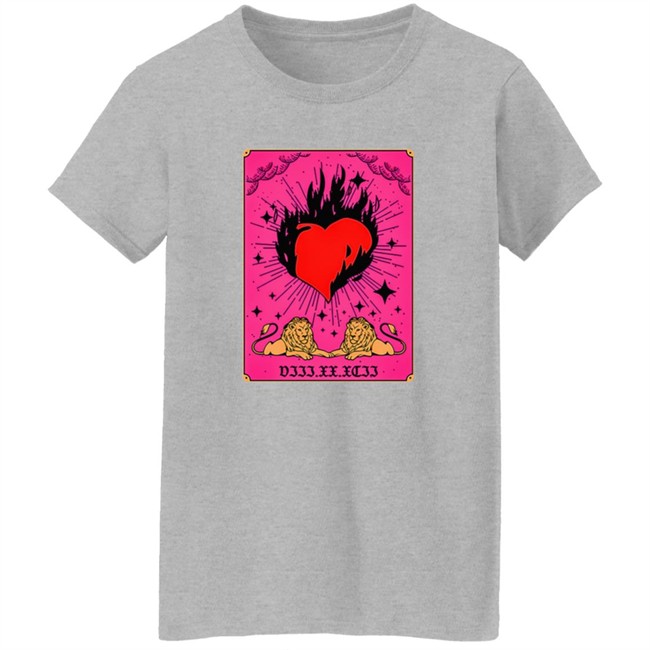 Demi Lovato Store Merch Burning Heart T Shirt Demi Lovato Store Merch Burning Heart T Shirt