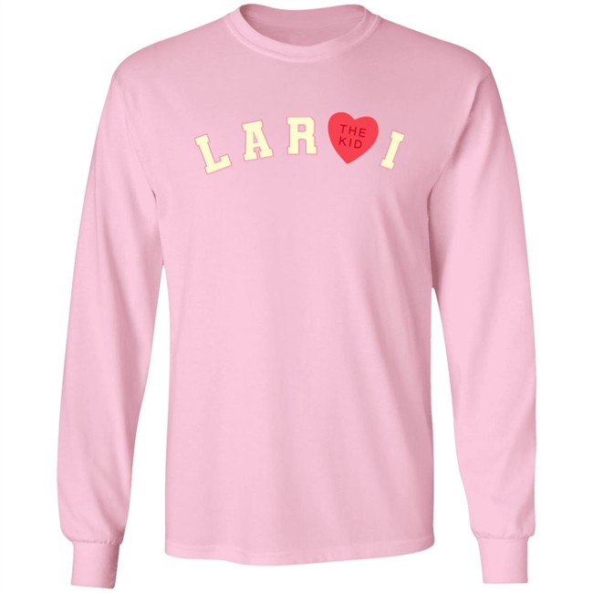 The Kid Laroi Merch Laroi Heart Hoodie Red The Kid Laroi Merch Laroi Heart Hoodie Red