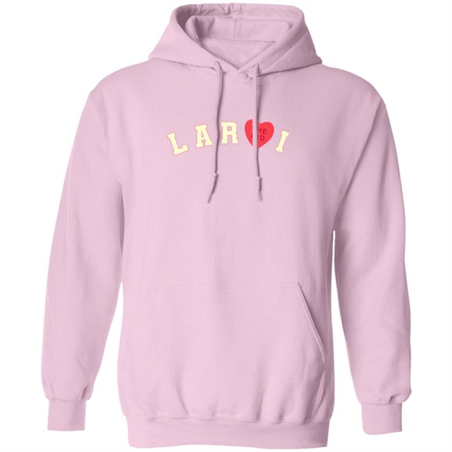 The Kid Laroi Merch Laroi Heart Hoodie Red The Kid Laroi Merch Laroi Heart Hoodie Red