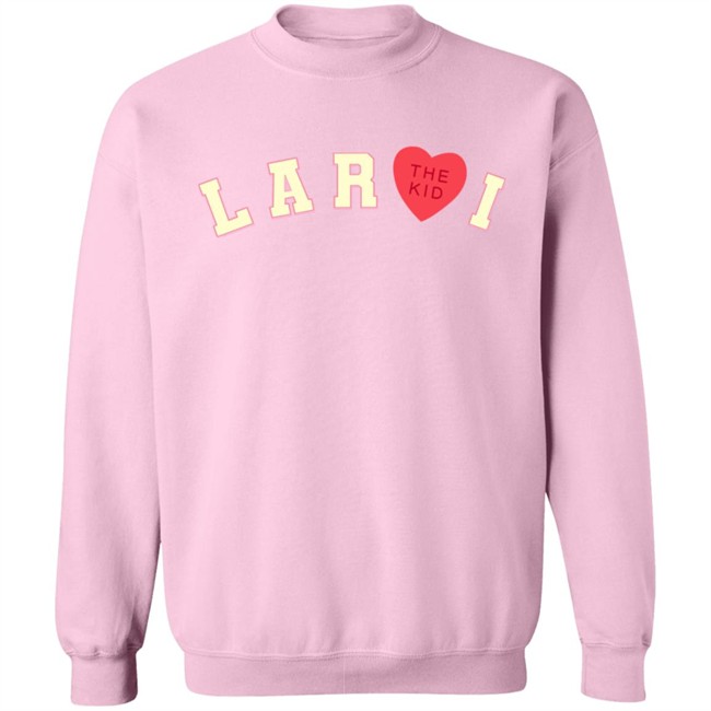 The Kid Laroi Merch Laroi Heart Hoodie Red The Kid Laroi Merch Laroi Heart Hoodie Red