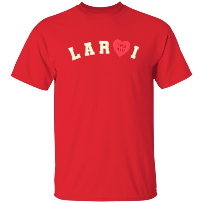 The Kid Laroi Merch Laroi Heart Hoodie Red The Kid Laroi Merch Laroi Heart Hoodie Red