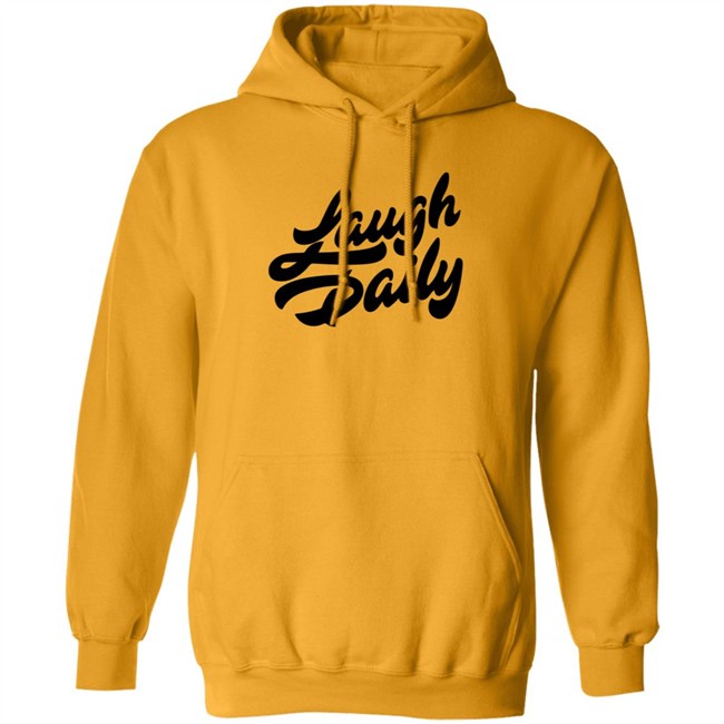 Jstu Merch Bunker Branding Co Neon Laugh Daily Hoodie Jstu Merch Bunker Branding Co Neon Laugh Daily Hoodie