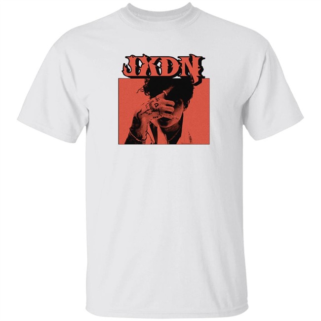 Jxdn Music Merch Red Photo Tee Shirt