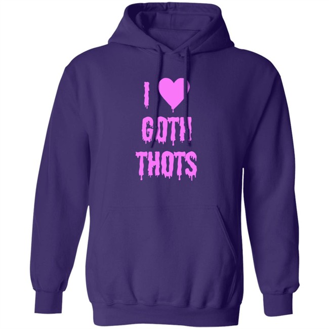 Hauntless Store I Love Goth Thots Shirt Brailled Fit Of The Week Nhung - Hauntless Store I Love Goth Thots Shirt Brailled Fit Of The Week