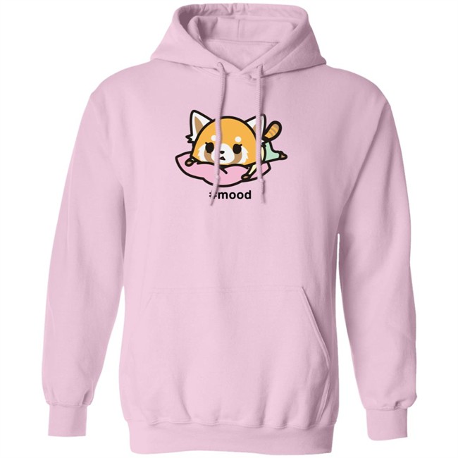 Aggretsuko Mood Stressed Out Camiseta Shirt Sanrio Nhung - Aggretsuko Mood Stressed Out Camiseta Shirt Sanrio