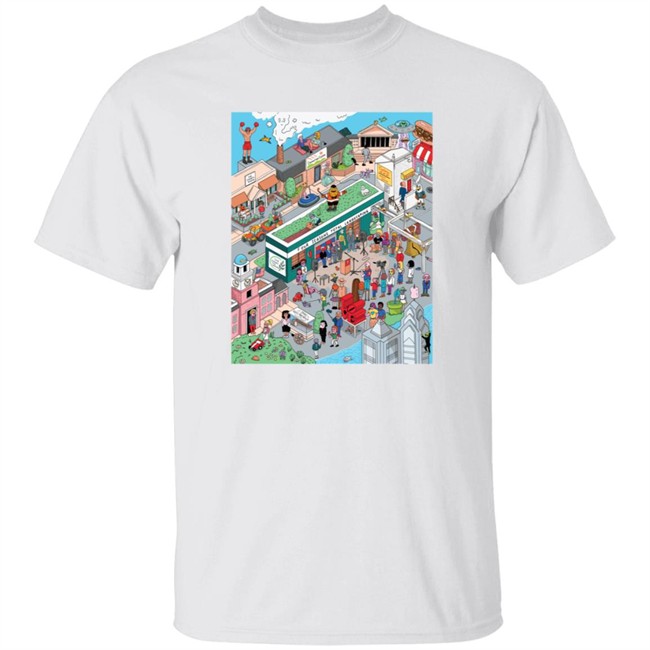 Philly Press Conference Tee Shirt Four Seasons Total Landscaping x Philly Drinkers Merch